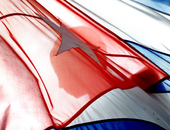 Bandera cubana martí