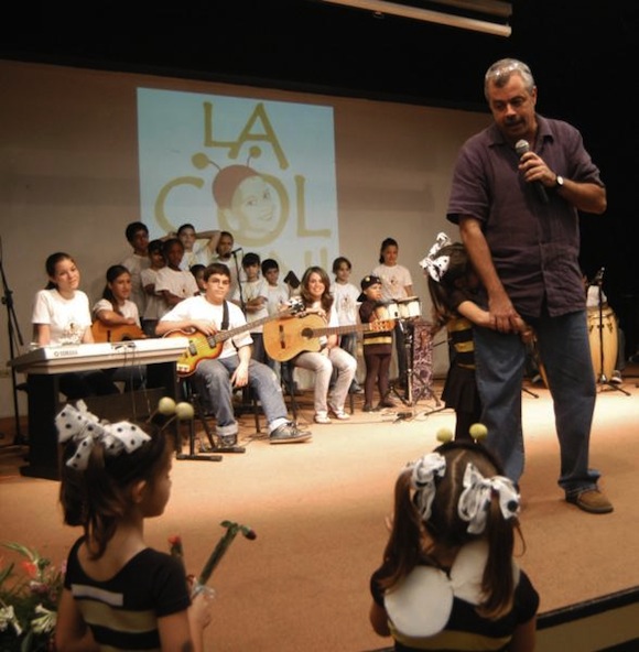 Carlos Alberto Cremata, director y alma de La Colmenita.