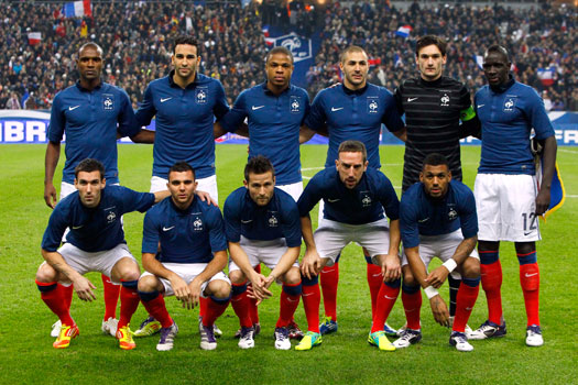 Once francés a la Euro 2012