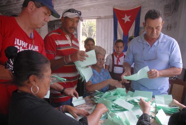 elecciones en Cuba conteo