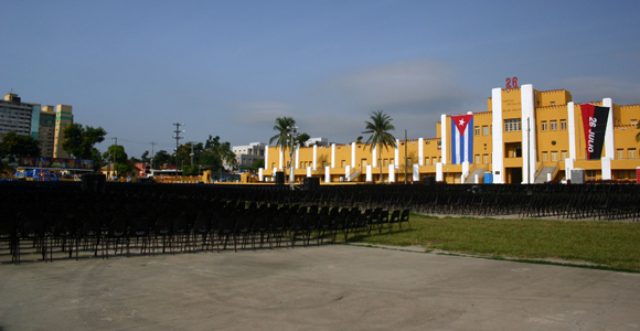 Preparativos en Santiago