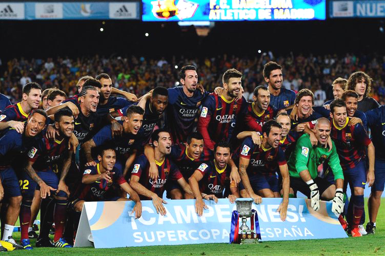 Barcelona Campeón Supercopa España 2013