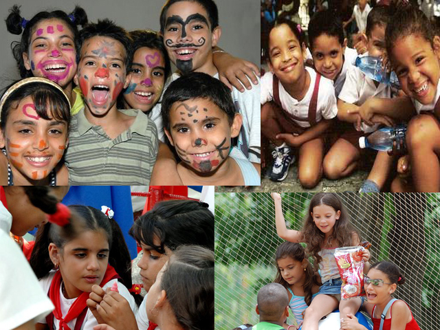 DDHH-Cuba niños felices en las escuelas