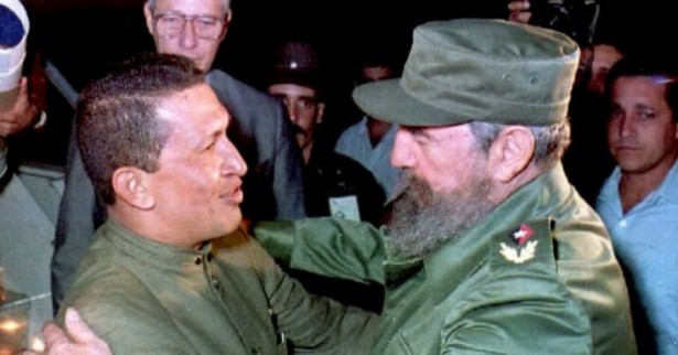 Hugo Chávez y Fidel