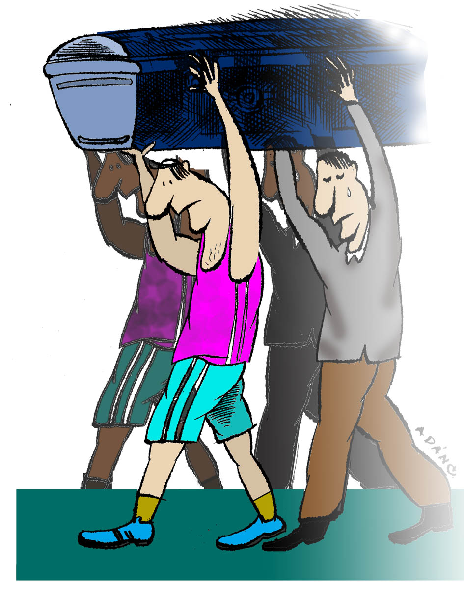 Pasarela caricatura