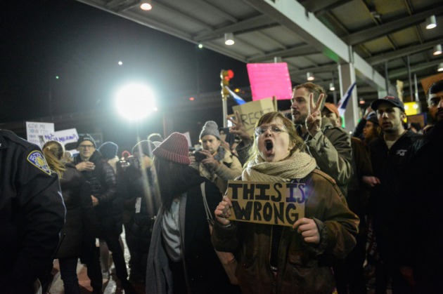 Protestas contra leyes firmadas por Trump