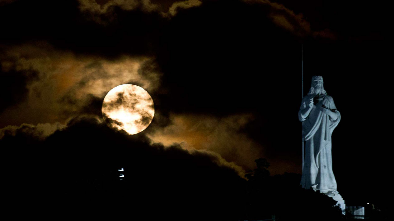 Super Luna desde La Habana