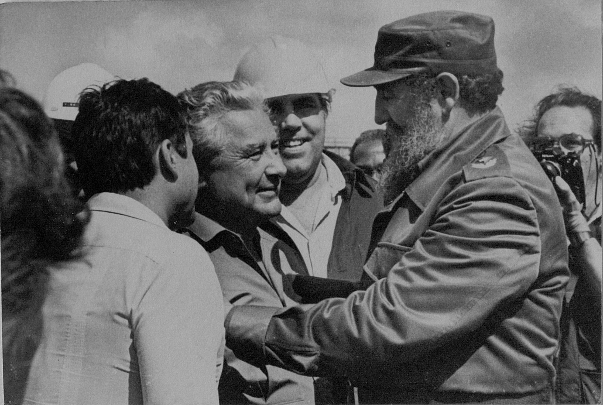 Con compañeros del Contingente Blas Roca. (Fuente: Bohemia)