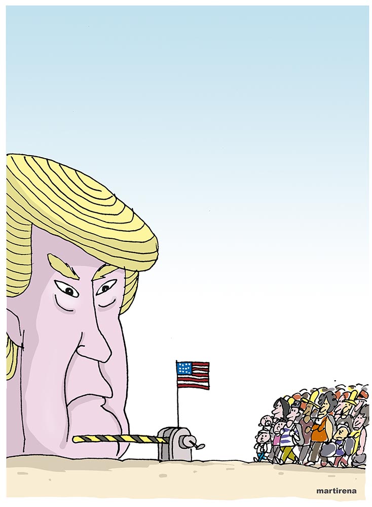 Trump-caravana