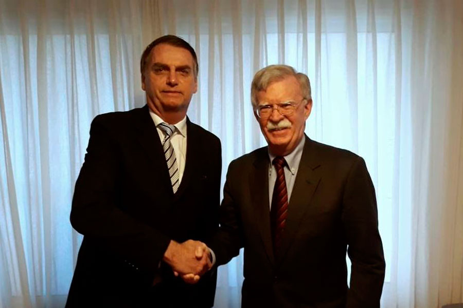 Bolton con Bolsonaro