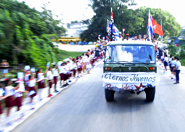 La Caravana hace su recorrido histórico como cada año.