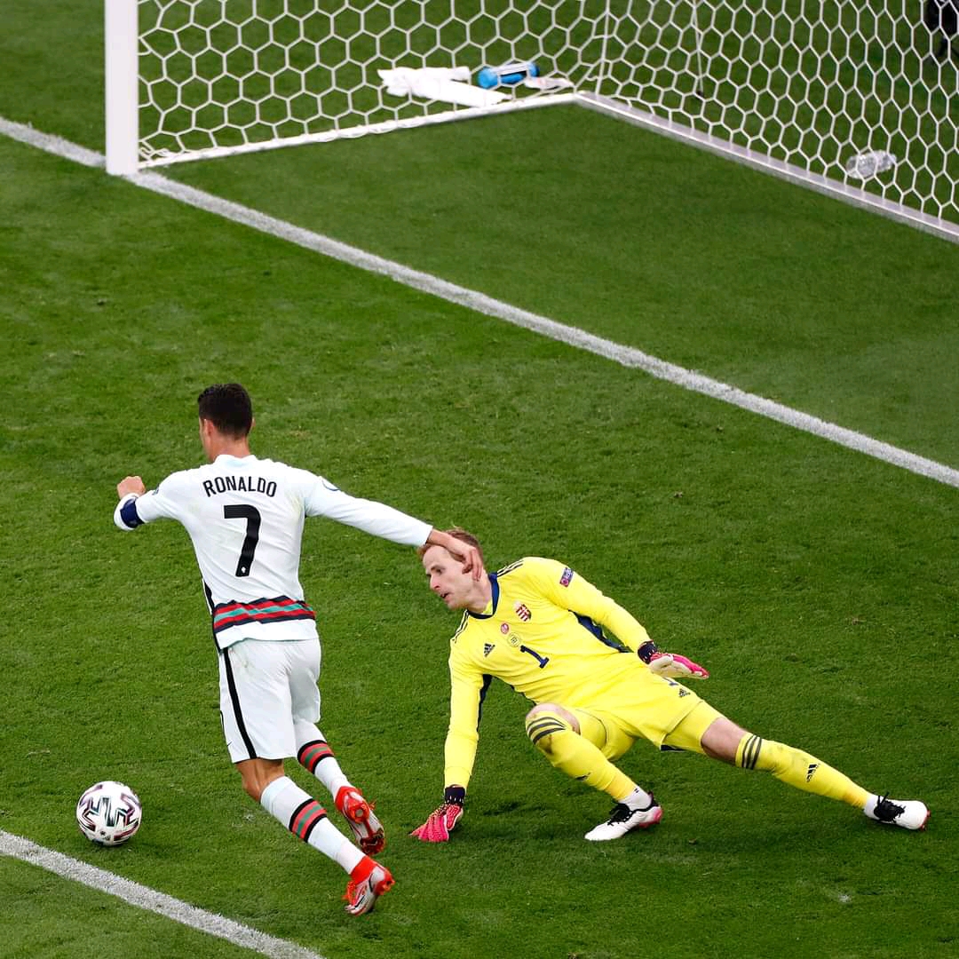 Cristiano Ronald - Portugal y Hungría en Eurocopa