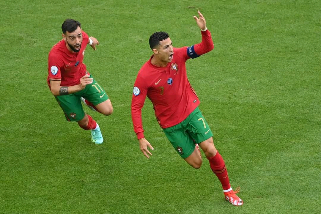 Gol de Cristiano Ronaldo frente Alemania -Euro 2021