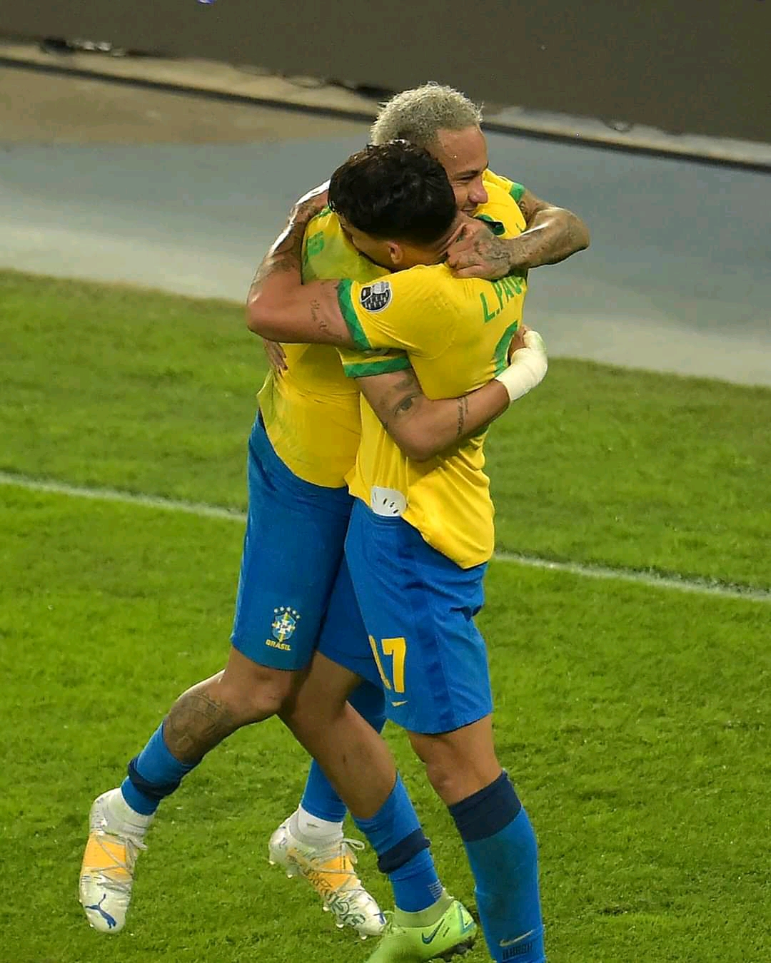 Neymar y Paquetá - Gol contra Perú - Copa América 2021