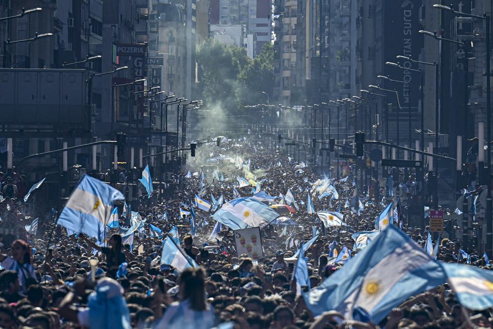 Argentina festeja Copa Mundial