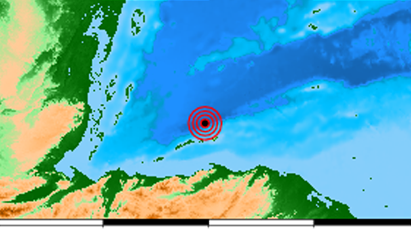 Sismo perceptible al suroeste de la Isla de la Juventud