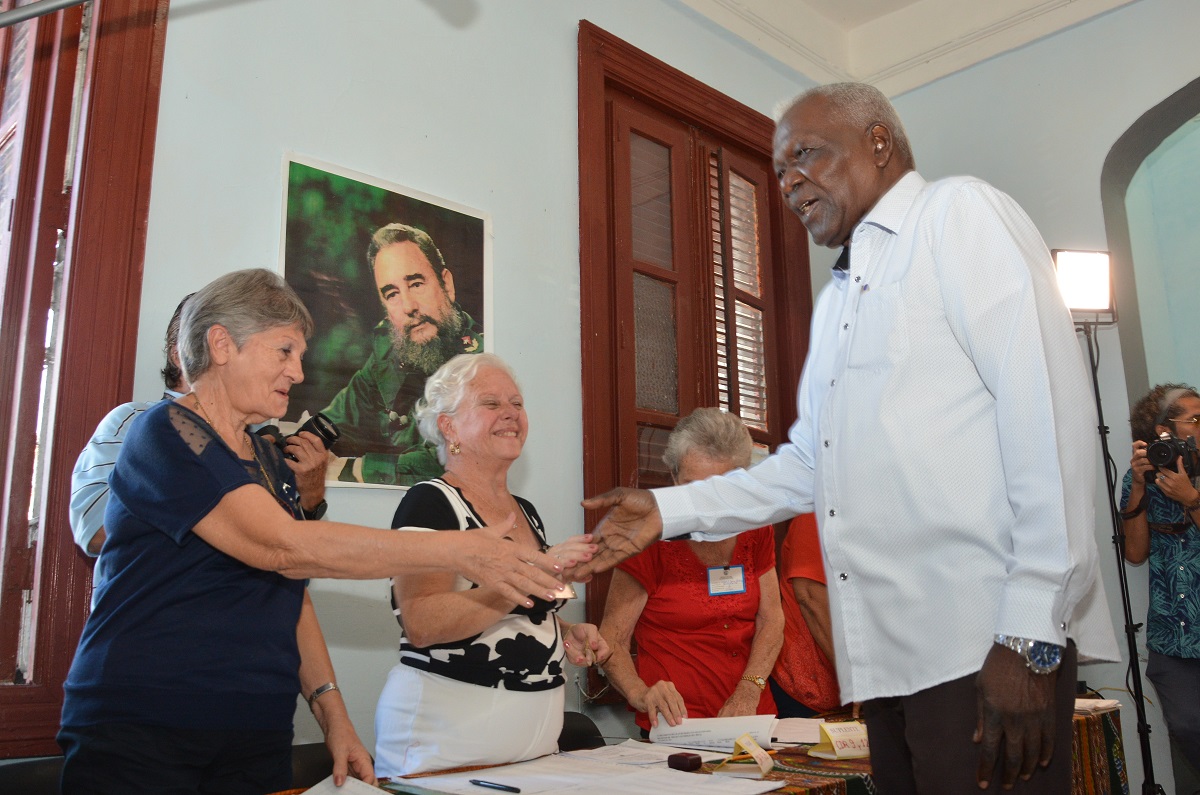 Esteban Lazo en el Colegio 2, circunscripción 10, Ceiba-Kohly