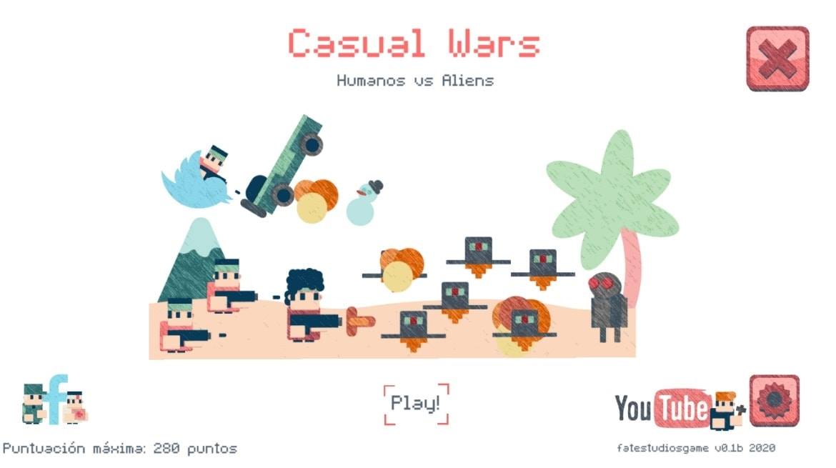 Videojuego Casual Wars (Beta)