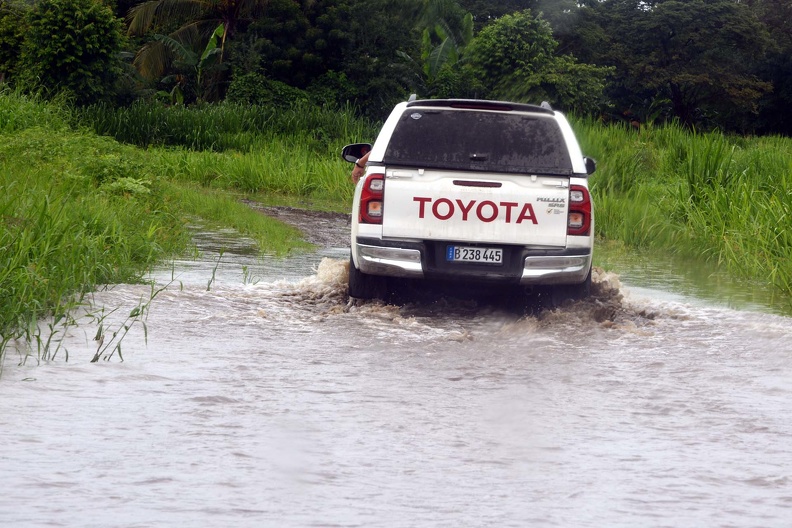 Inundaciones-Río Yara fuera de cauce en Granma