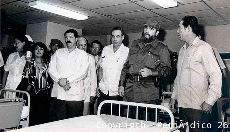 Recorre Fidel Castro Ruz el Hospital General Doctor Ernesto Guevara.