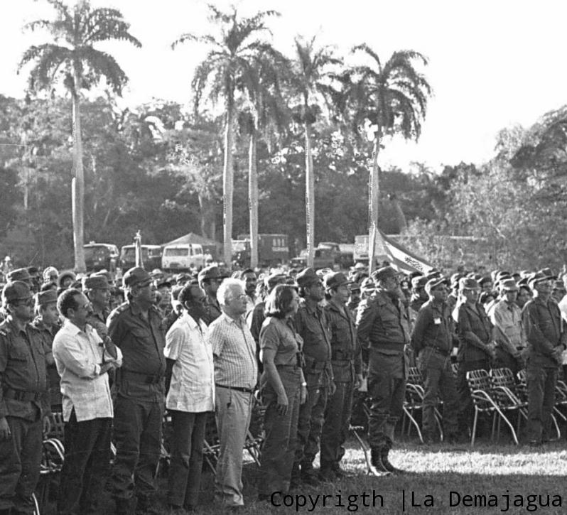 Acto por el 30 Aniversario del Reencuentro de Fidel y Raúl en Cinco Palmas.