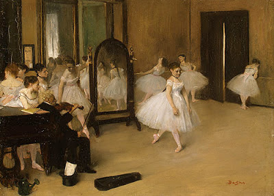 Clase de danza de Edgar Degas