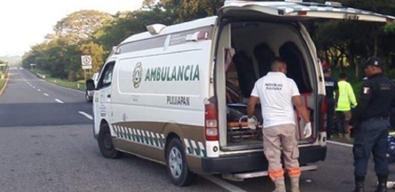 Accidente automovilístico de migrantes cubanos en Chiapas