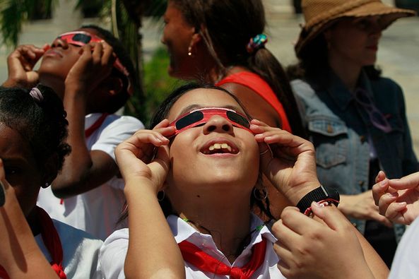 Eclipse en Cuba