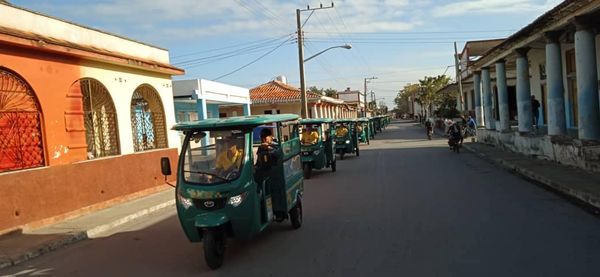 Triciclos eléctricos Isla de la Juventud