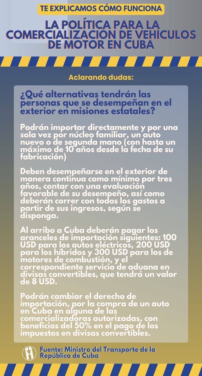 Aclarando dudas sobre la comercialización de vehículos de motor en Cuba.