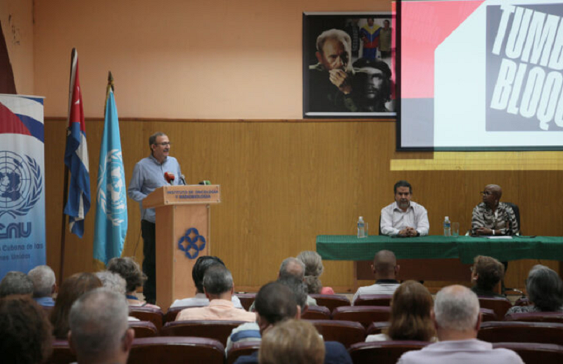 En el XX Foro de la Sociedad Civil Cubana contra el bloqueo se aprobó una declaración final condenando la injusta política estadounidense.