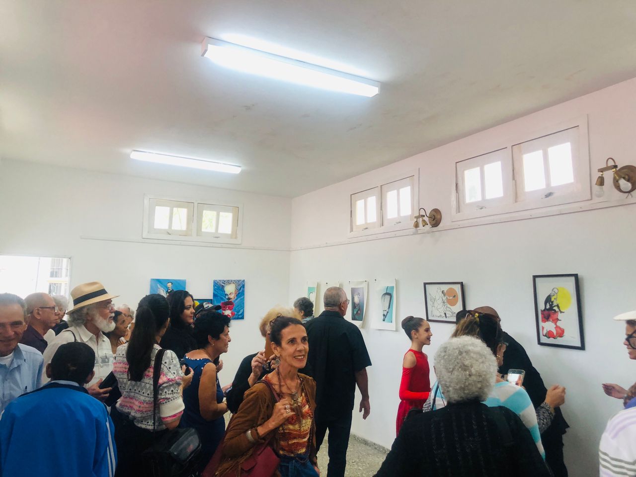 Inauguración de la exposición Con la Estrella y la Rosa, de José Ángel Téllez Villalón