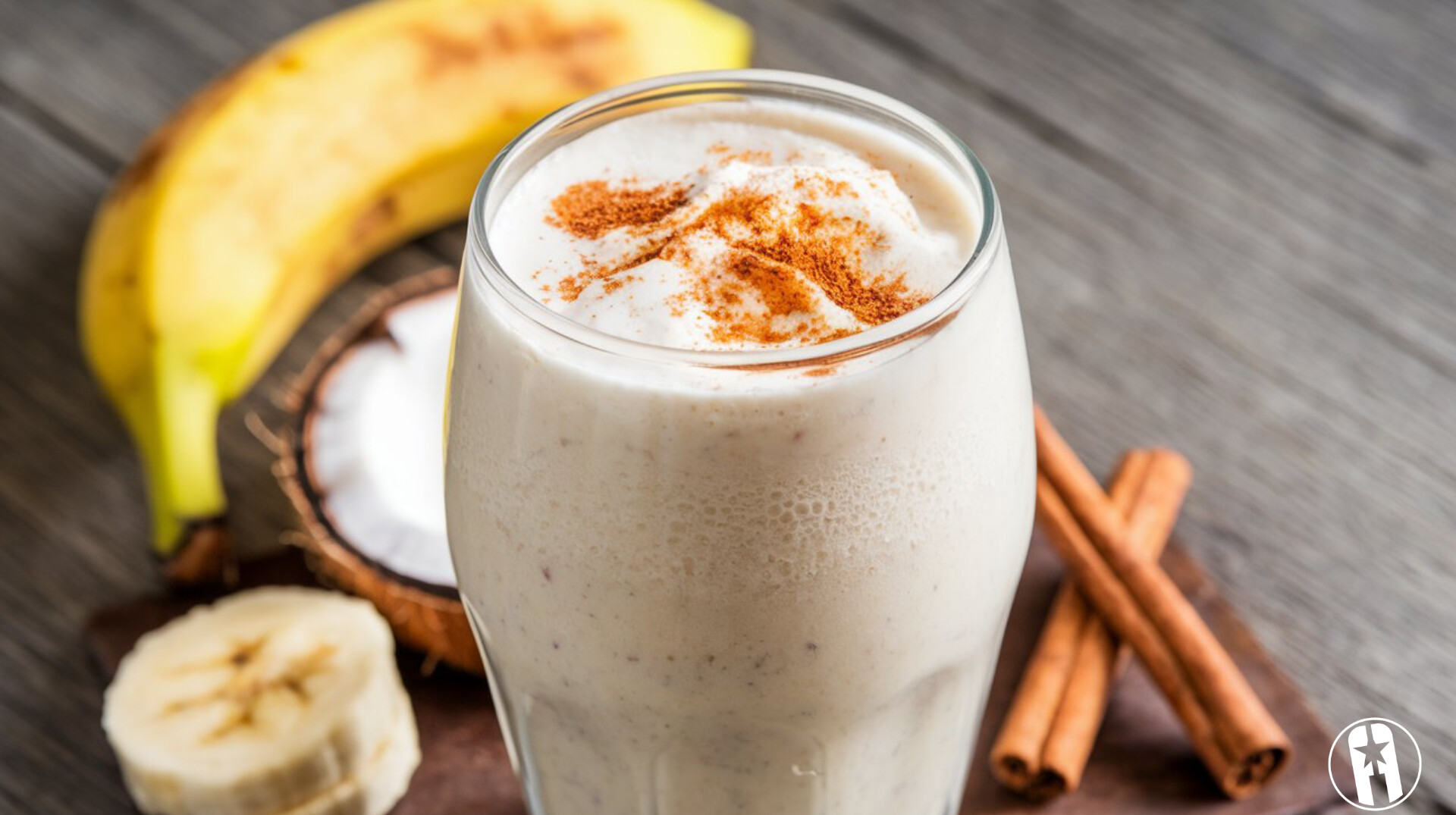 Batido de coco y plátano 