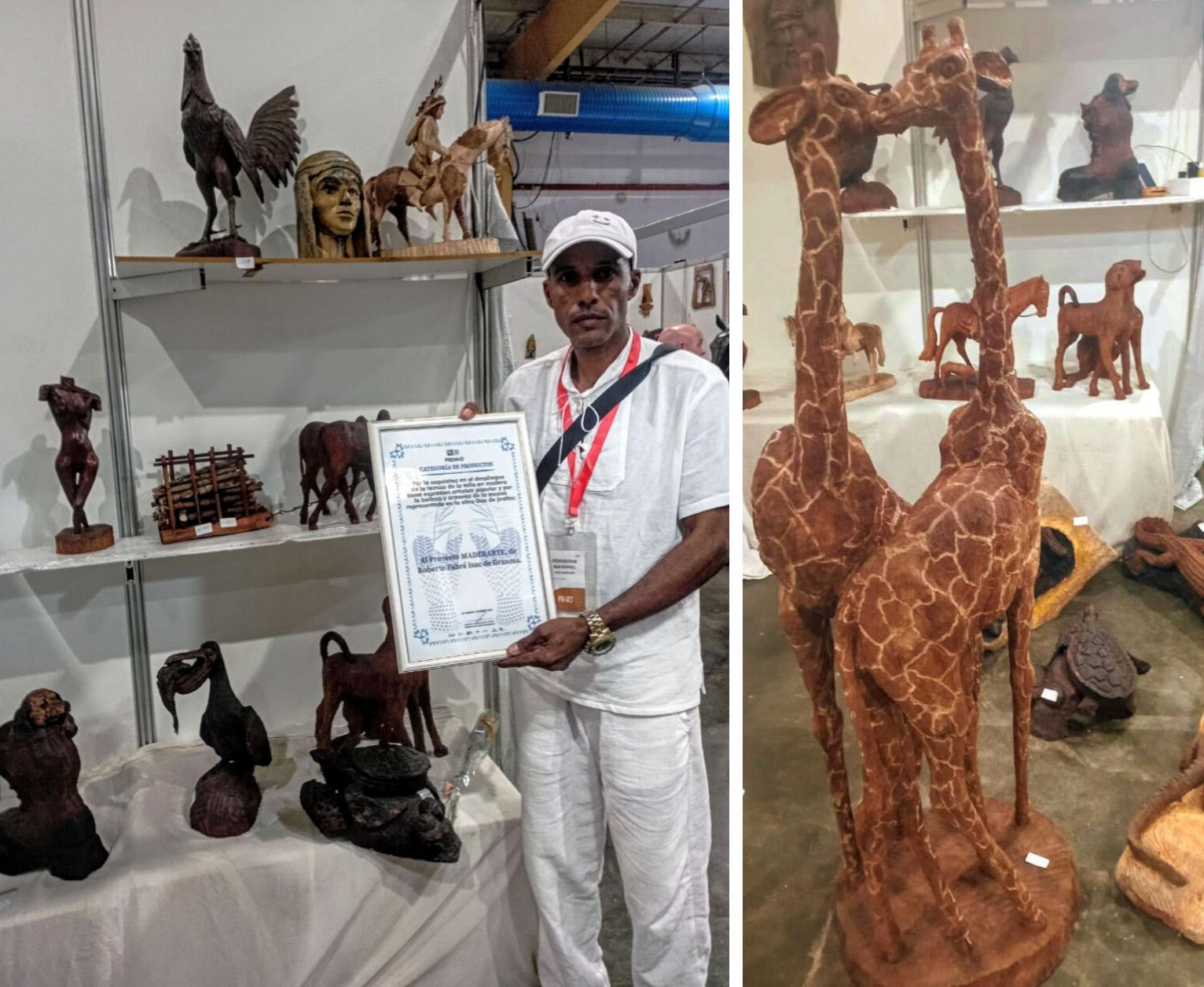 Celebración de la artesanía cubana en Pabexpo