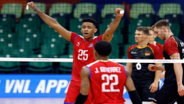 Voly: Cuba "remontó" 3-1 a Alemania en Liga de Naciones 