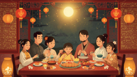 Tradiciones en China. Imagen generada con IA.