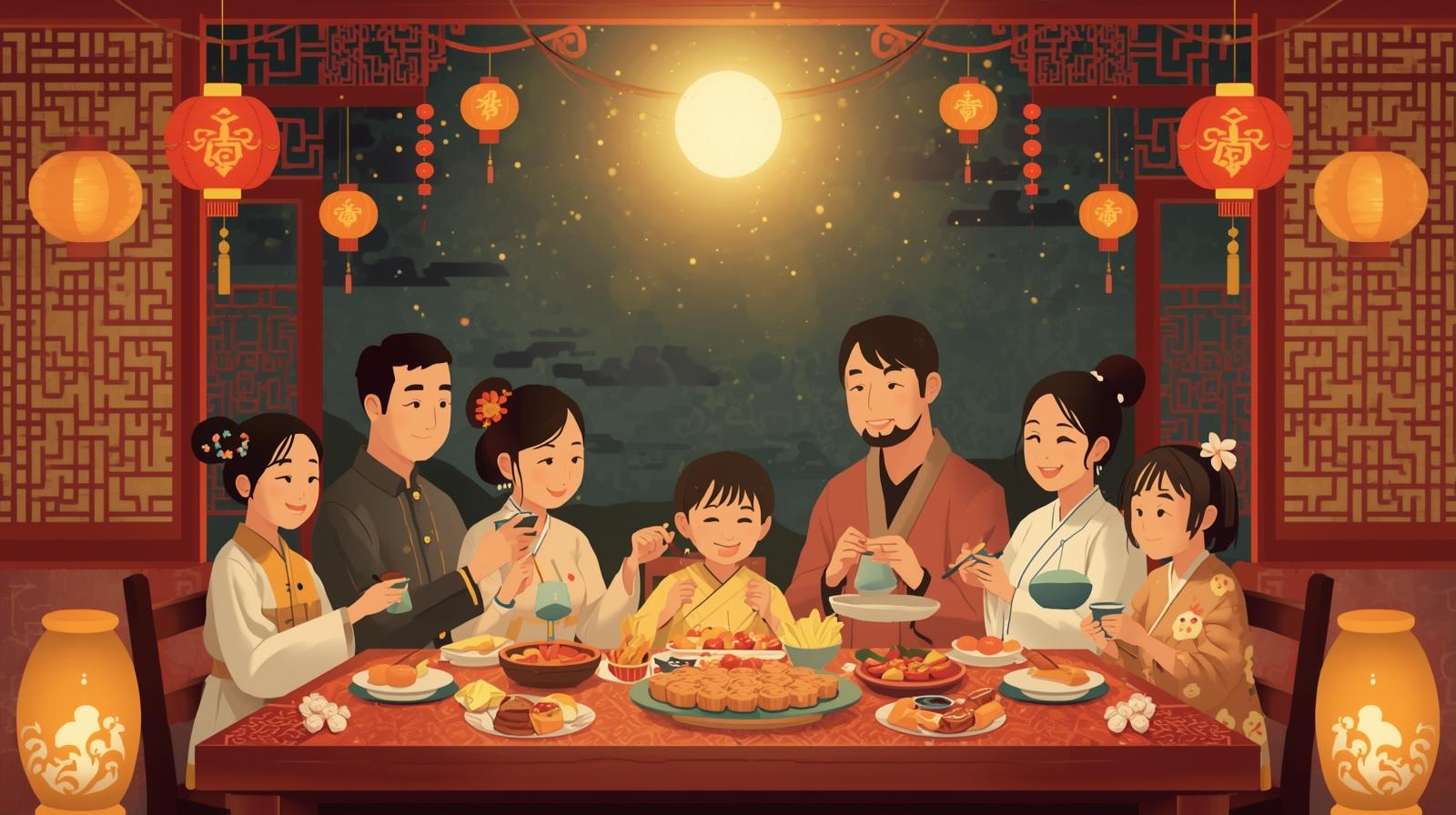 Tradiciones en China. Imagen generada con IA.