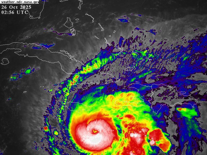 Huracán Melissa. Octubre de 2025.  Huracán Melissa. Octubre de 2025.