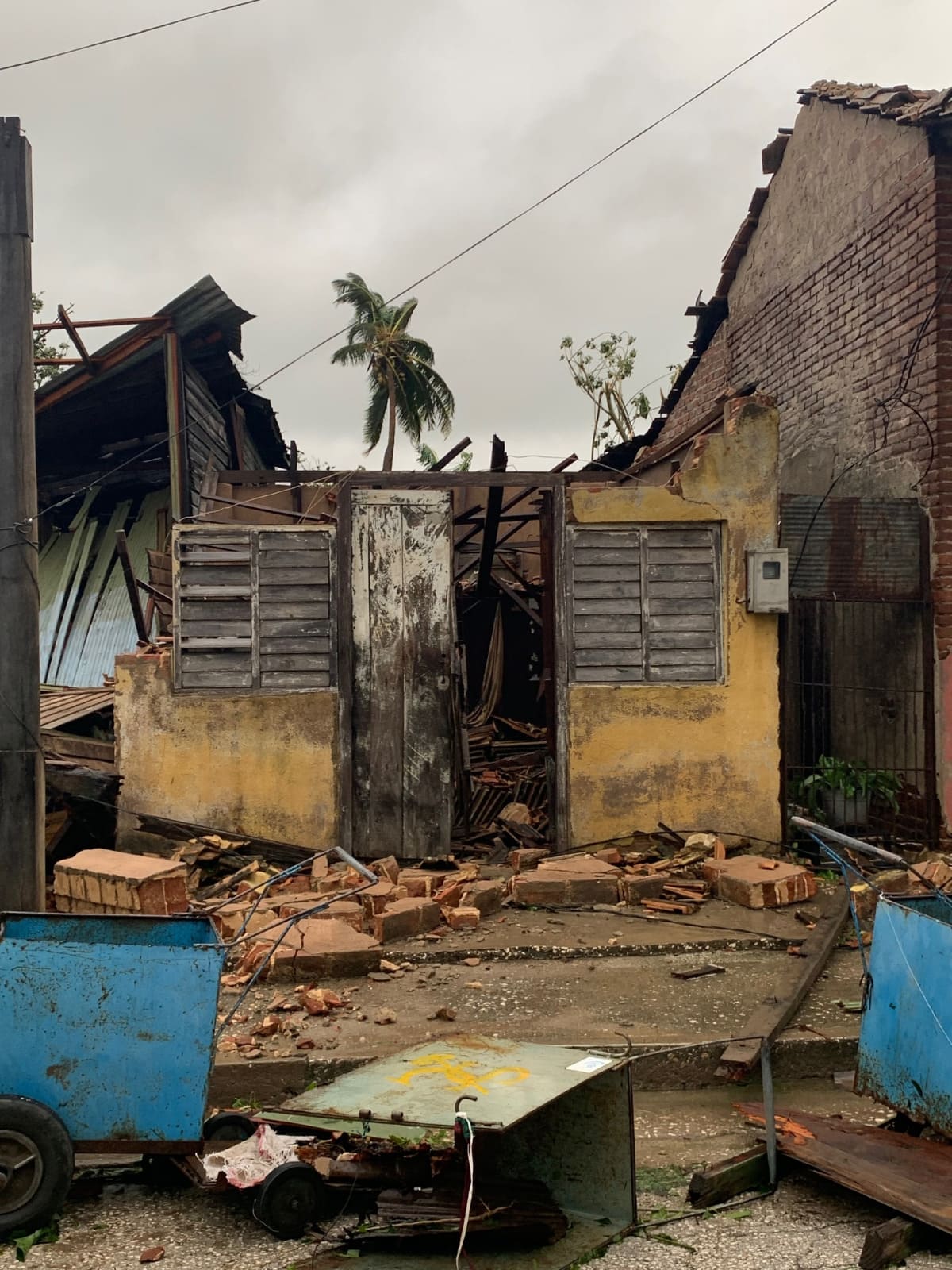 Imágenes de Baire trás el paso del huracán Melissa  Imágenes de Baire trás el paso del huracán Melissa