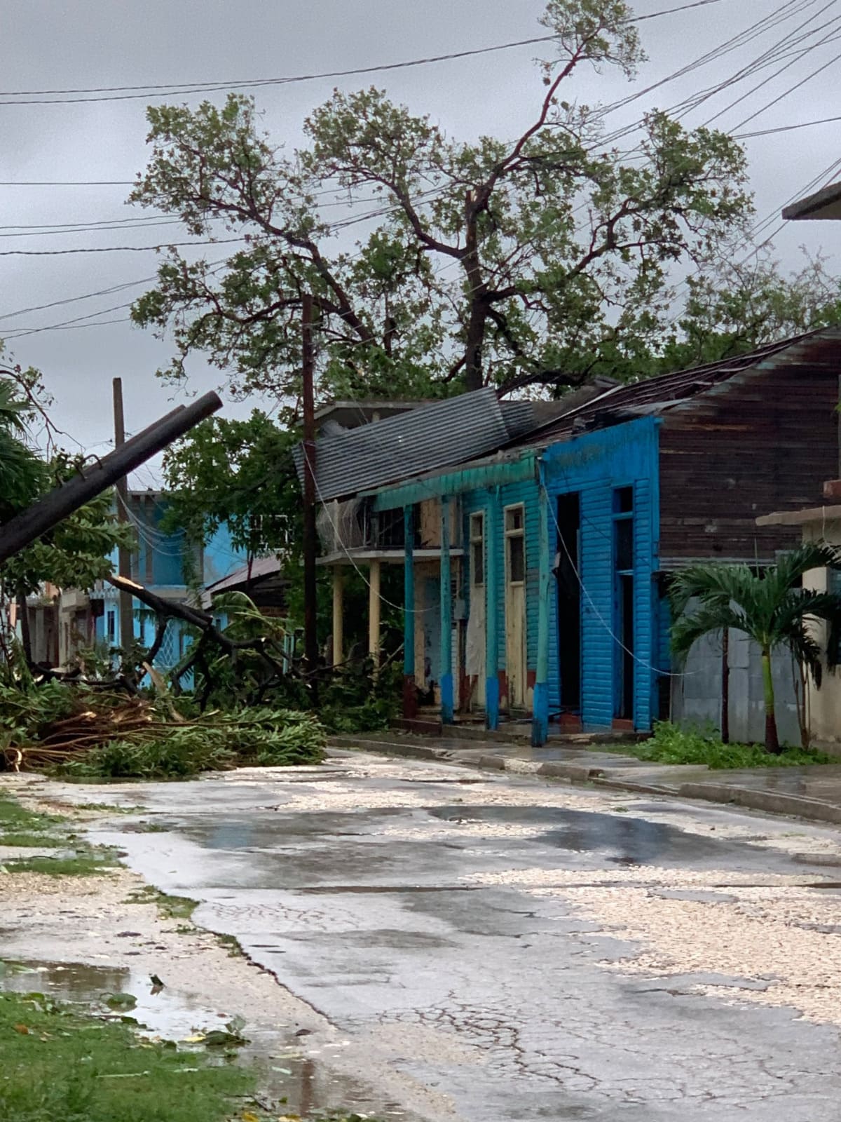 Imágenes de Baire trás el paso del huracán Melissa Imágenes de Baire trás el paso del huracán Melissa
