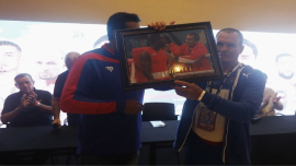 Rolando Acebal acumula 15 años como entrenador jefe de la selección masculina cubana de boxeo y ahora aportará como jefe técnico de la comisión nacional. Foto: Roberto Morejón/ Jit